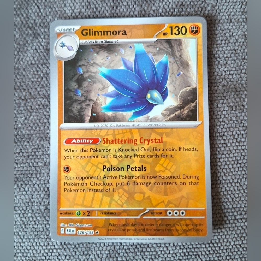 Pokemon TCG Glimmora - 126/193 - Holo Rare - Paldea Evolved Trading Card